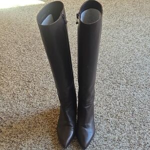 Stuart Weitzman Brown Leather Heeled Boots